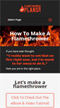 Mobile Screenshot of flamethrowerplans.com